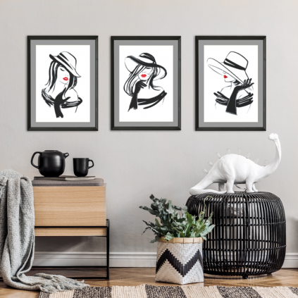Zn 10537 Cross Stitch -kudoksella - viehättävä tyttö