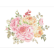 ZN 10829 Cross stitch kit with tapestry - Delicate roses