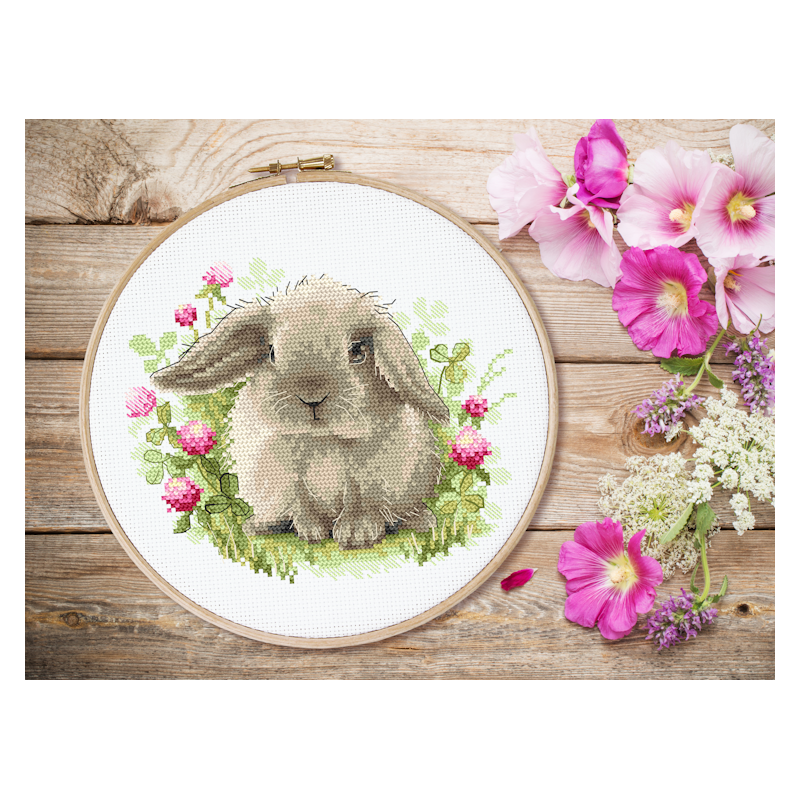 Baby Bunny - Cross Stitch Kit – Angel Crafts NZ