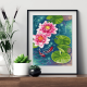 K 10539 Tapestry canvas - Charming water lilies