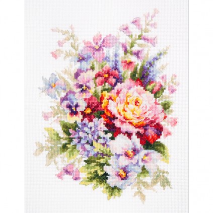 MN 210-311 Cross Stitch Kit - Summer Flowers