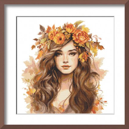 AN 10541 Tapisserie Aida - Mme Autumn