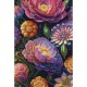 NPE 3551 Kit de ponto cruz - Variedade Floral