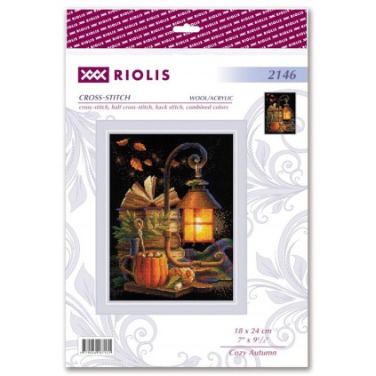 Rio 2146 Cross Stitch Kit langalla - viihtyisä syksy