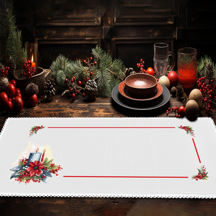 ZU 10546 Cross stitch kit - Christmas table runner