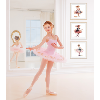 W 10851 Keresztszemes minta PDF - Kis balerina I