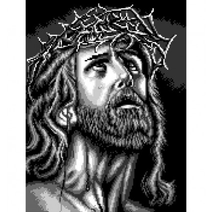 K 7329 Tapestry canvas - Jesus Christ wearing a crown of thorns