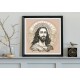 GC 10776 Padrão de ponto cruz impresso - majestoso Jesus