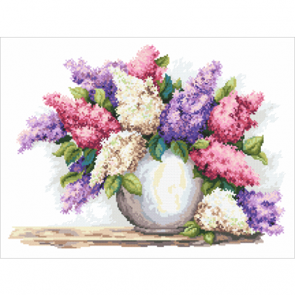 Z 10202 Kit point de croix - Lilas magiques