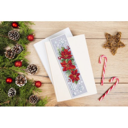 W 10860 Cross Stitch Pattern PDF - Christmas Bookmark