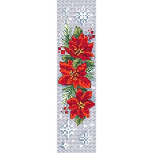 ZU 10860 Kit de ponto cruz - marcador de Natal