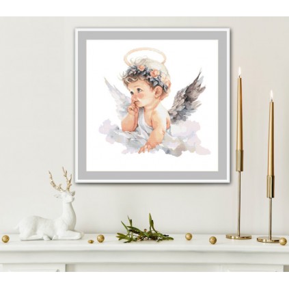 AN 10550 Tapestry Aida - Dreamy little angel