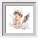 S 10550 Cross Stitch Pattern para um telefone - anjinho sonhador