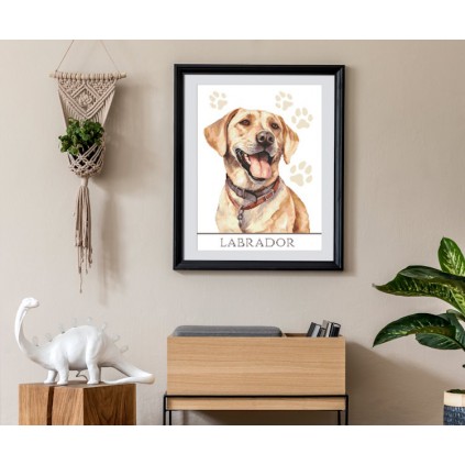 En 10863 Tapestry Aida - Dog - Labrador