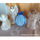Kit Cross Stitch - Bola de Natal de Porcelana