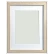 Wooden frame with white border 21x27 cm