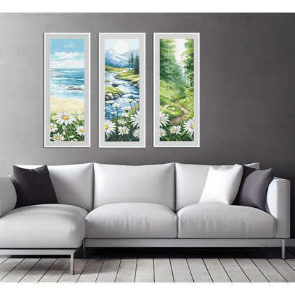 Zn 10555 Cross Stitch Kit, jossa on kuvakupiskelija - merinäköala