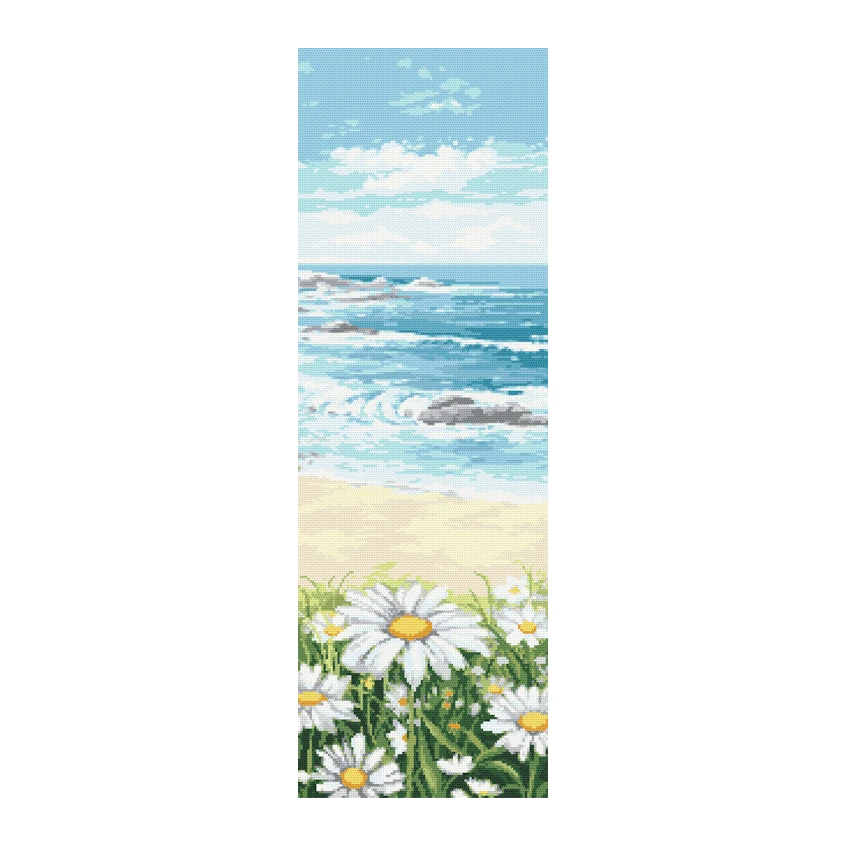 Cross stitch pattern for a phone - Sea view