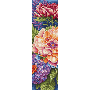 GC 11001 Kreuzstichmuster auf Papier - erstaunliche Blumen II