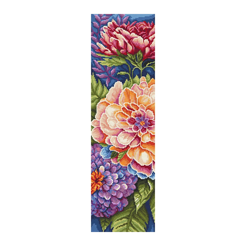 Cross stitch pattern for a phone - Amazing flowers II