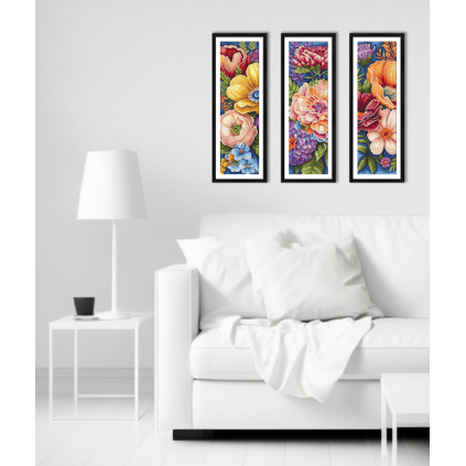 GC 11000 Cross Stitch Padrão no papel - Flores incríveis i