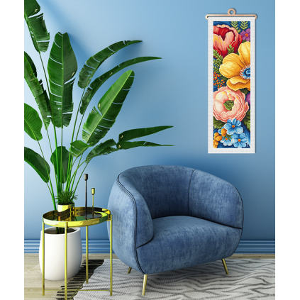 GC 11000 Cross Stitch Padrão no papel - Flores incríveis i