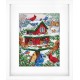 LS B2417 Cross Stitch Kit - Blissful Bird -syöttölaite