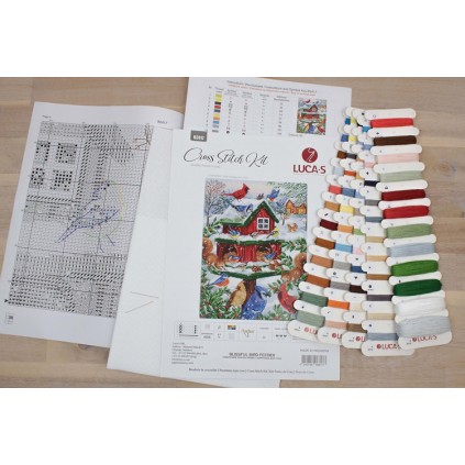 LS B2417 Cross Stitch Kit - Blissful Bird -syöttölaite
