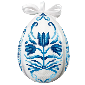 W 10797 Patrón punto de cruz PDF - Huevo de Pascua holandés II