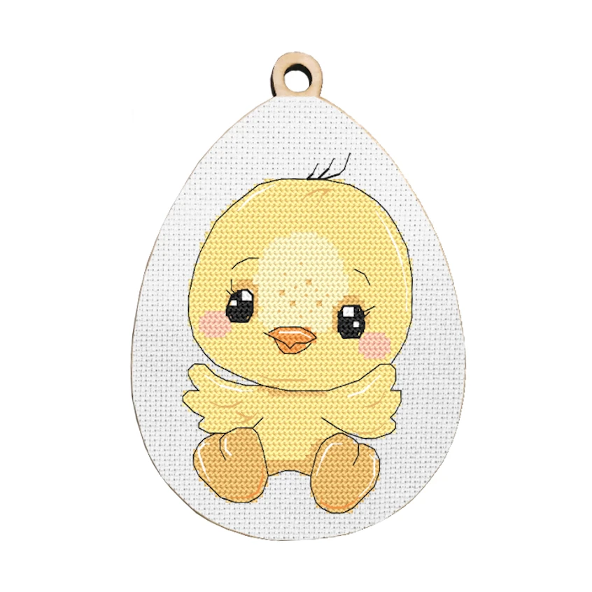 Cross stitch pattern for a phone - Egg with a chick