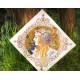 MER K-141 Cross stitch kit - Blonde Maiden by A. Mucha