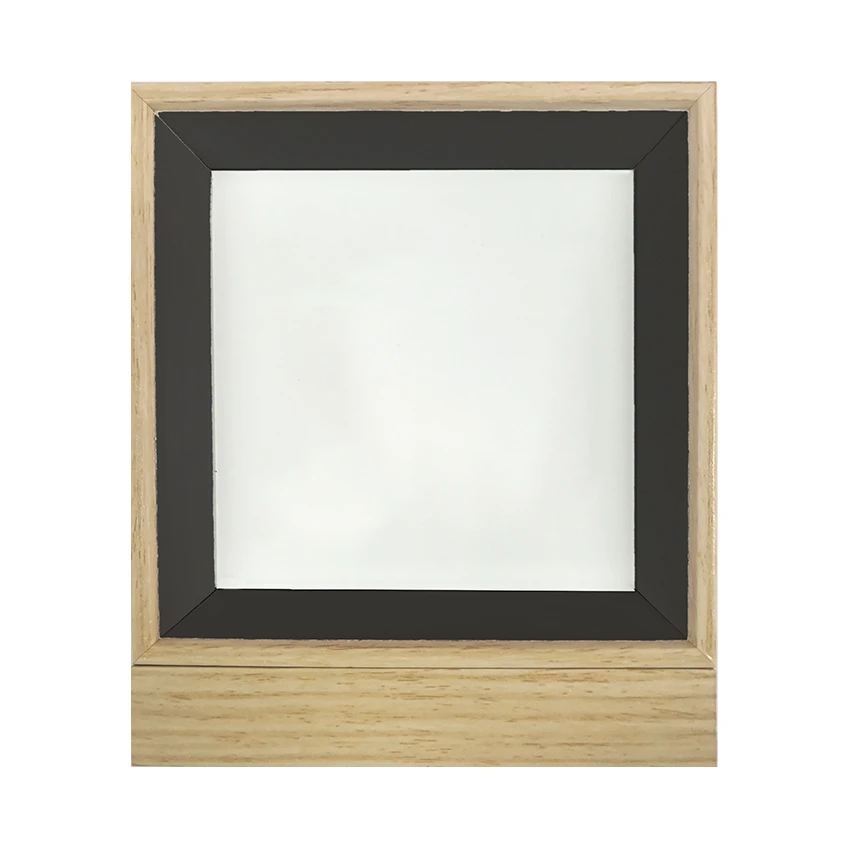 Wooden frame 11,5x13,5 cm standing black
