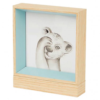 3204268n puinen runko 11,5x13,5 cm seisova sininen