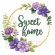 Cross stitch pattern for a phone - Sweet home