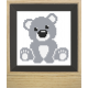 Z 11024 Keresztszemes készlet - Teddy maci
