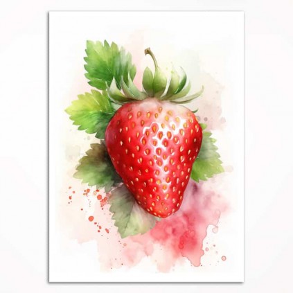 0188 -PLA33 Sett med plakater - Sommerfrukter - 3 stk. 29,7x42 cm