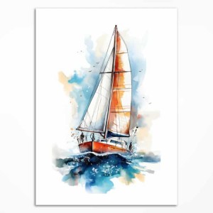 0139PL Poster - Segelboot