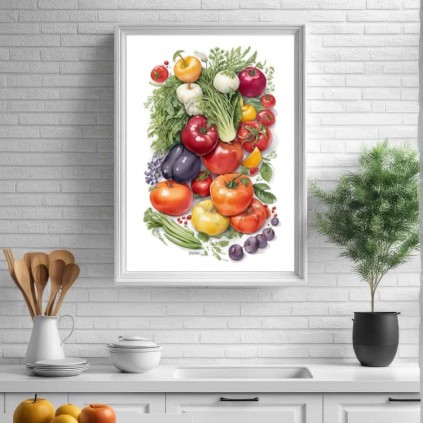 0183PL Póster - Verduras