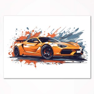 0277PL Plakat - Sportsbil