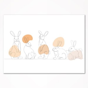 0293PL Poster - Coelhos
