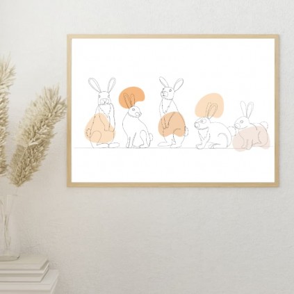 0293PL Poster - Coelhos