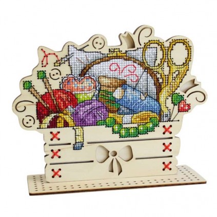 MP O -038 Cross Stitch Kit on vanerilla - käsityökulma