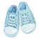 Schema punto croce per telefono - Scarpine - Bimbo