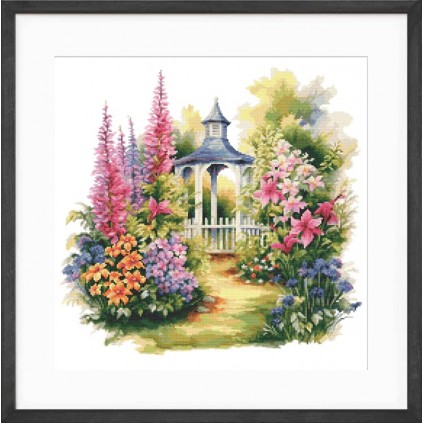 Z 10878 Kit Cross Stitch - Gazebo florido