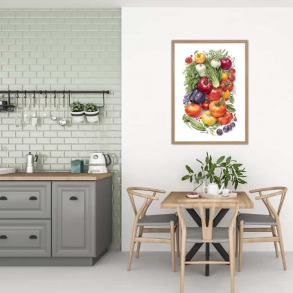 0183PL Póster - Verduras
