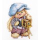 ALI 0-192 Cross stitch kit - Bunny photographer