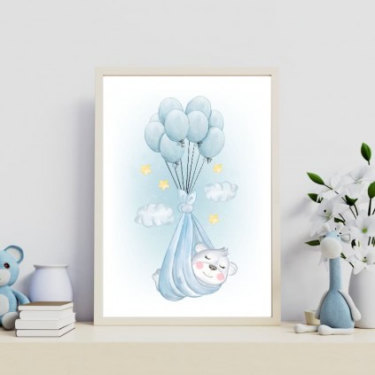 0243pl plakat - Sovende bamse