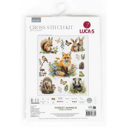 LS BU5057 Cross Stitch Kit - Forest Animals