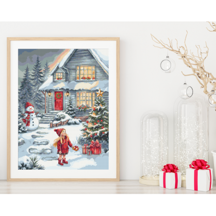 Zn 10922 Cross Stitch Tapestry Kit - Magic of Christmas