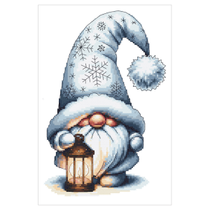 S 11051 Cross stitch pattern for a phone - Snow gnome